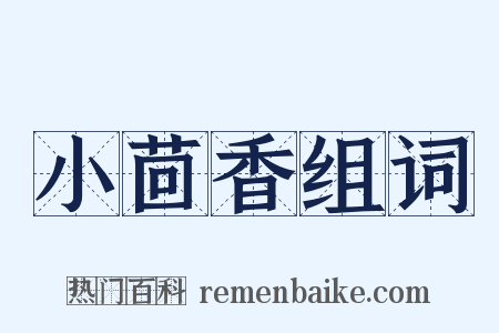 小茴香组词是什么意思的图片